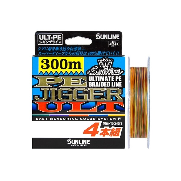 Плетеная леска PE Jigger ULT 4 300м - SUNLINE - Леска